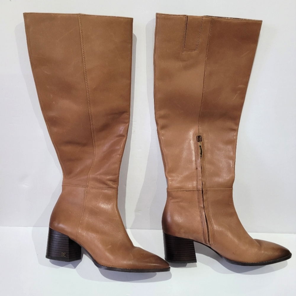 Sam Edelman Leather Knee-High Boots 8.5